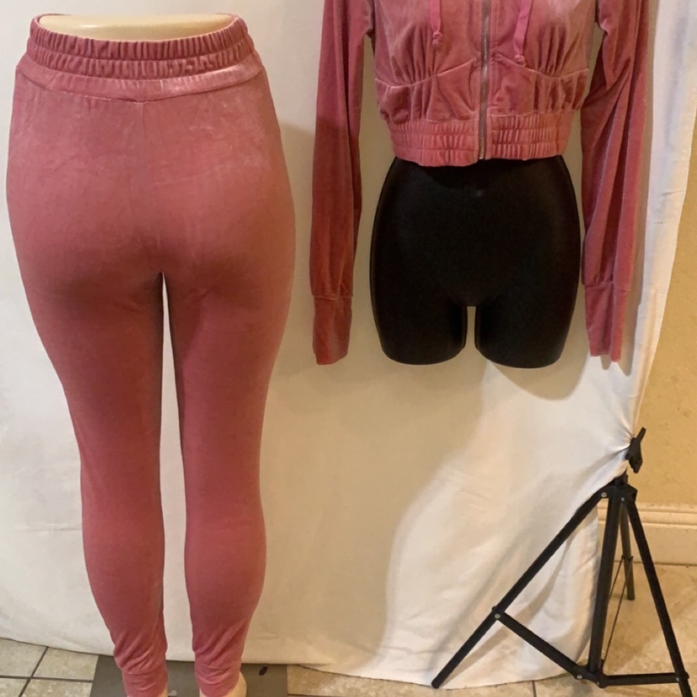 Velour sweatsuit